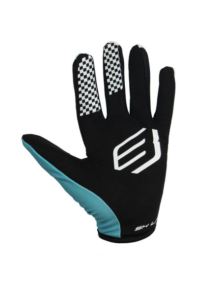 Guantes Infantiles BUD Racing SX Lite Lazer Verde Agua/Blanco 2022
