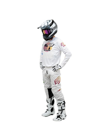 Pantalón Infantil BUD Racing GP Sunset Blanco Logo "B" 2023