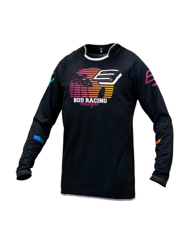 Camiseta/Maillot Bud Racing Sunset Negro Logo...