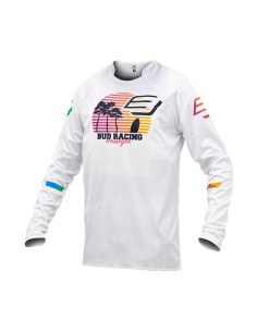 Camiseta/Maillot Infantil Bud Racing Sunset Blanco Logo...