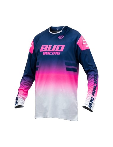 Camiseta/Maillot Bud Racing Lazer Azul...