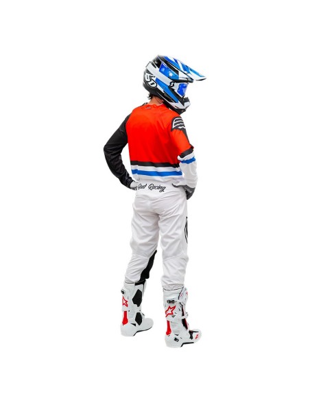 Pantalón BUD Racing SX Fit 95 Blanco Logo "B" 2023