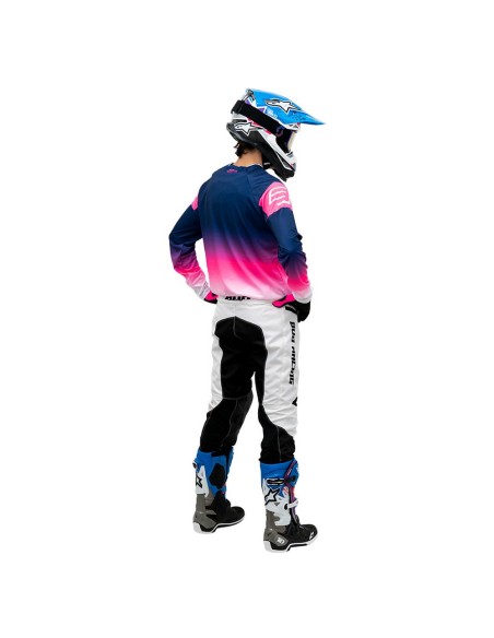 Pantalón Infantil BUD Racing GP Lazer Blanco Logo "B" 2023