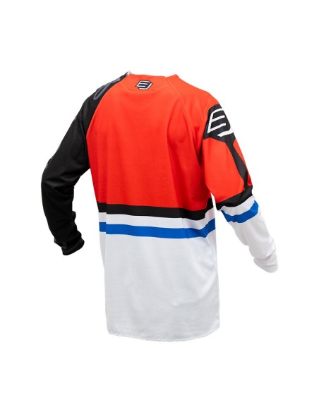 Camiseta/Maillot Infantil Bud Racing 95 2.0 Rojo/Blanco/Azul Logo "B" 2023