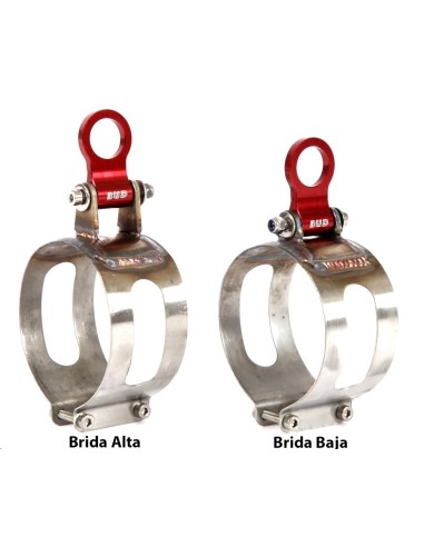 Brida Baja Inoxidable Completa Con Soporte de...