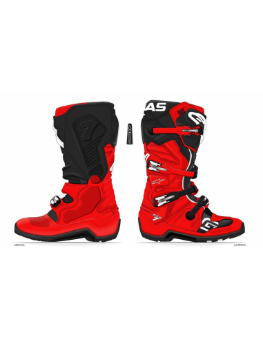 Bota Alpinestars Tech 7 Enduro Rojo Serie...
