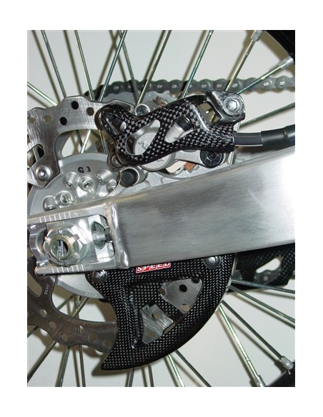Protector Carbono Disco De Freno Trasero Light Speed Kawasaki KXF 250 2004- + KXF 450 2006- + KLX 450 R 2008-2016 + Suzuki RMZ 2