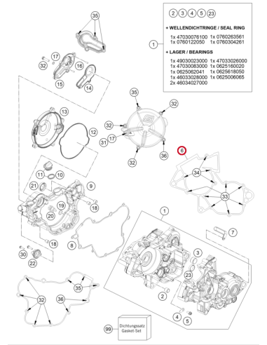 Junta Central Carter Original GasGas MC 85 2021...