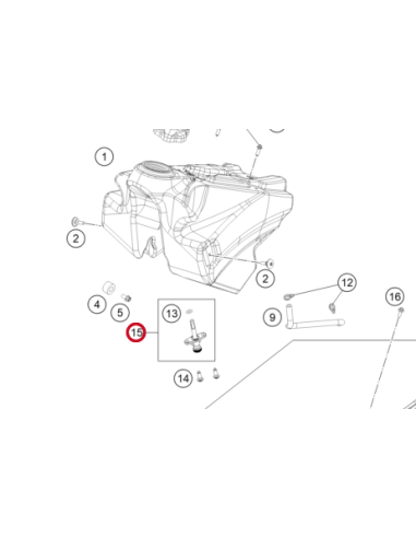 Grifo de Gasolina GasGas MC 50/65 2021- + MC...