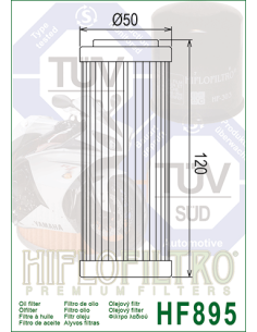 Filtro de Aceite Hiflofiltro HF895 Ural Motorcycles... 2