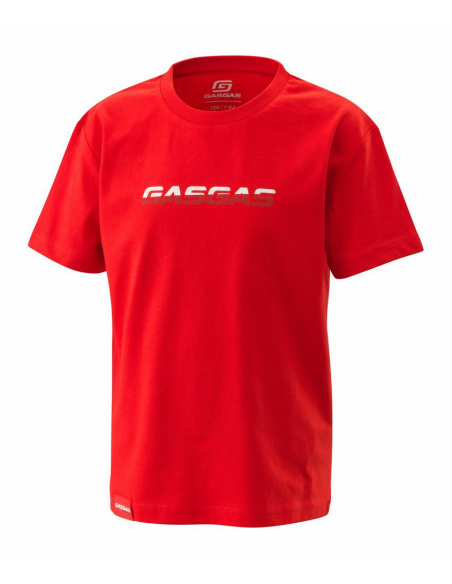 Camiseta Infantil Manga Corta GasGas Roja (Full Gas Tee)