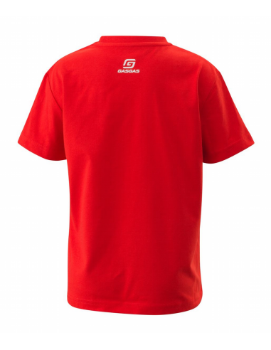Camiseta Infantil Manga Corta GasGas Roja (Full...