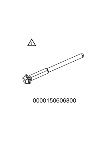 Locking Screw M6x68 SW8 8.8 (KTM/HVA/GG)