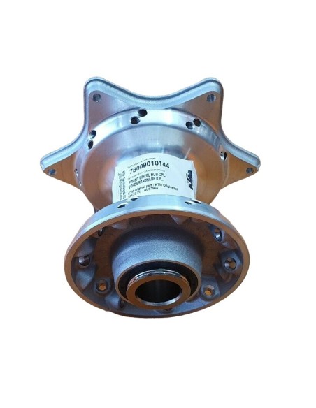 Buje Completo para Rueda Delantera 21" Color Aluminio Original KTM Enduro 2018- + Husqvarna Enduro 2019- + GasGas Endruo 2024-