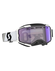 Gafa Scott Fury LS Snow Cross Premium Negro/Blanco Lente...