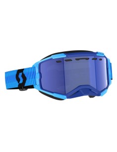 Gafa Scott Fury Snow Cross Azul/Negro Lente Enh. Blue...