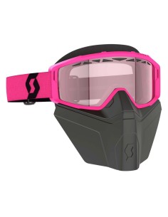 Gafa Scott Primal Safari Facemask Rosa/Negro Lente Rose...