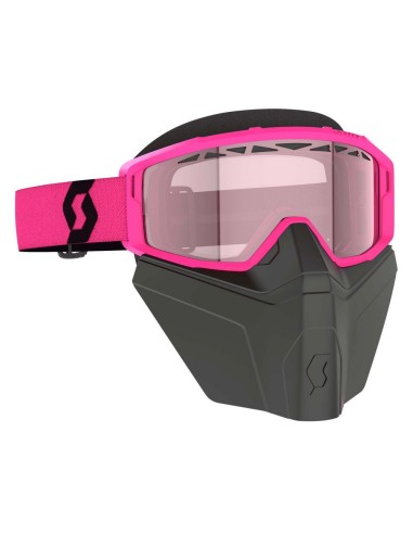 Gafa Scott Primal Safari Facemask Rosa/Negro...