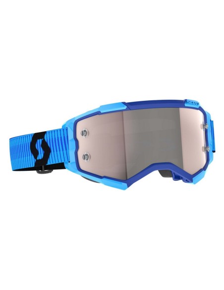 Gafa Scott Fury Azul/Negro Lente Silver Chrome Works (Plata)