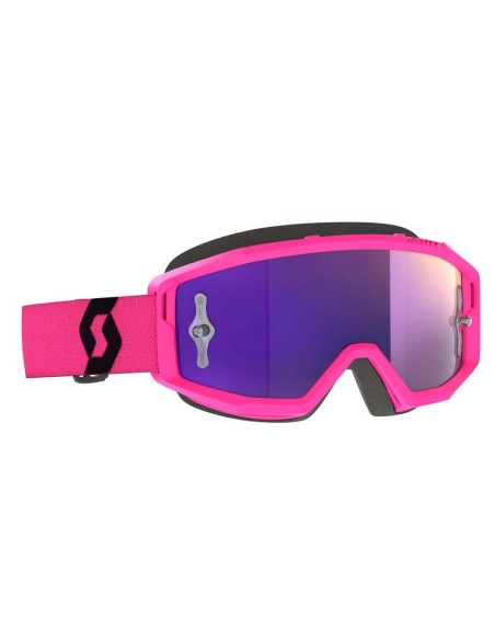 Gafa Scott Primal Rosa/Negro Lente Purple Chrome Works (Purpura)