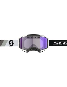 Gafa Scott Fury LS Snow Cross Premium Negro/Blanco Lente... 2