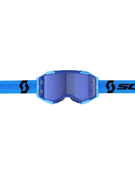 Gafa Scott Fury Snow Cross Azul/Negro Lente Enh. Blue Chrome (Azul)