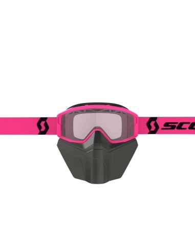 Gafa Scott Primal Safari Facemask Rosa/Negro...