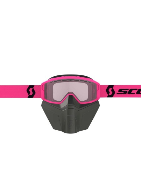 Gafa Scott Primal Safari Facemask Rosa/Negro Lente Rose (Rosa)