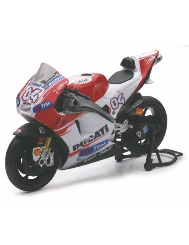 Moto miniatura NewRay Ducati Moto GP 2015 Dovizioso Replica (escala 1:12)