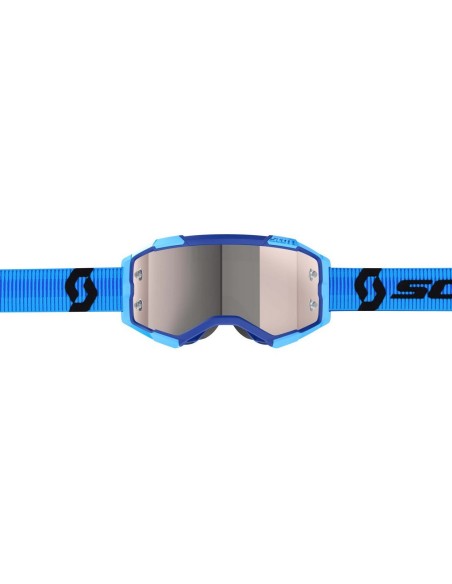 Gafa Scott Fury Azul/Negro Lente Silver Chrome Works (Plata)