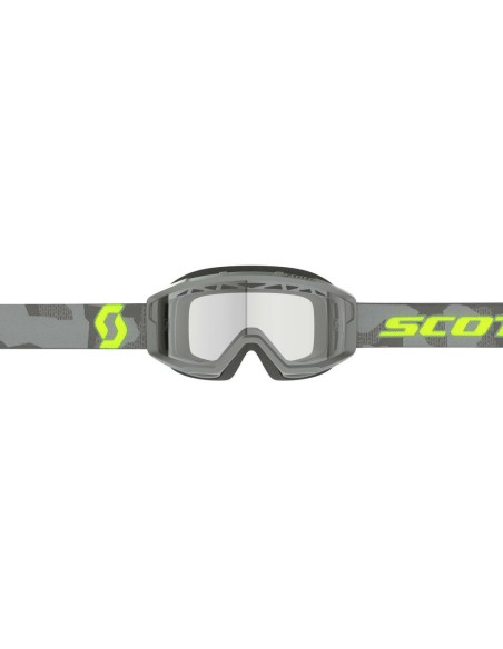 Gafa Scott Primal Enduro Gris Claro/Amarillo Neón Lente Clear (Transparente)