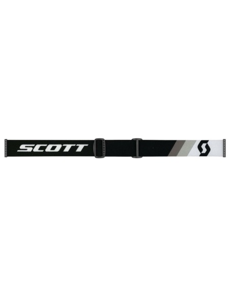 Gafa Scott Fury LS Snow Cross Premium Negro/Blanco Lente Light Sensitive Blue Chrome (Azul)