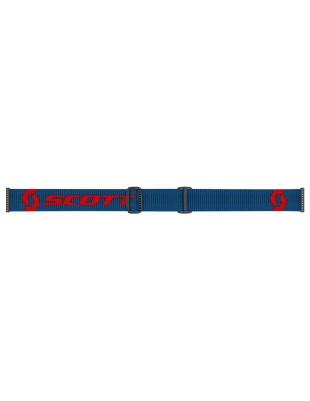 Gafa Scott Fury Azul Oscuro/Rojo Neón Lente Orange Chrome Works (Naranja)