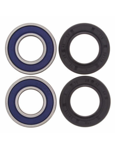 Kit Rodamientos de Rueda Trasera Kawasaki KX 125/250 1986-1996 + KDX 200 1989-2006 + KDX 220 1997-2005 + KX 500 1986-1993