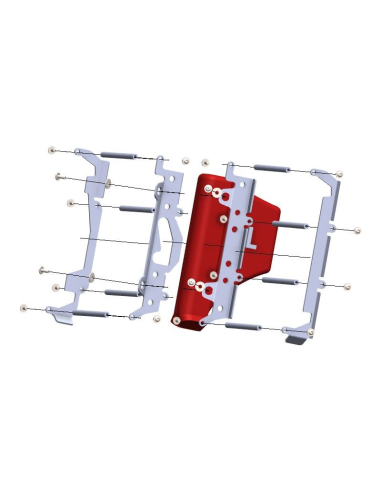 Protector de Radiador de Aluminio Cross Pro...