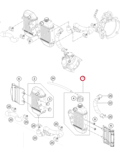 Radiador Izquierdo Original KTM SX 50 2002-2023 +...