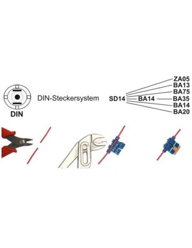 Toma de Corriente Mini DIN Ø12mm para...