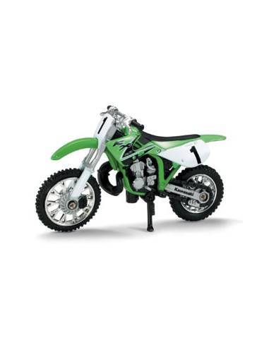 Moto miniatura NewRay Kawasaki 250 KX (escala 1:32)