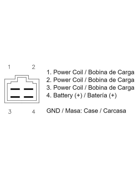 Regulador de Corriente Moto DZE 2383 Derbi - Yamaha - Kawasaki