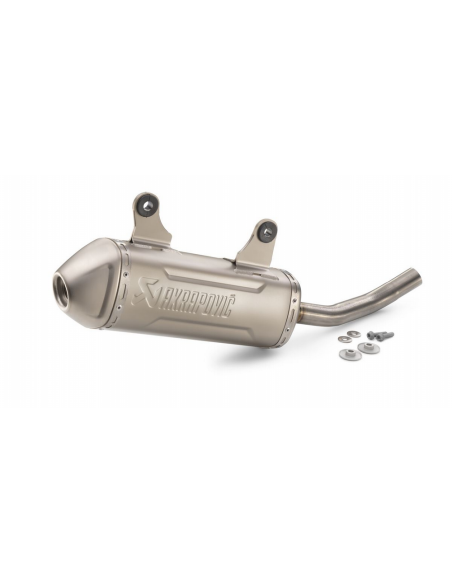 Silencioso Titanio Akrapovic Slip-On Line Original KTM SX 125 2023- + GasGas MC 125 2024 + Husqvarna TC 125 2023-