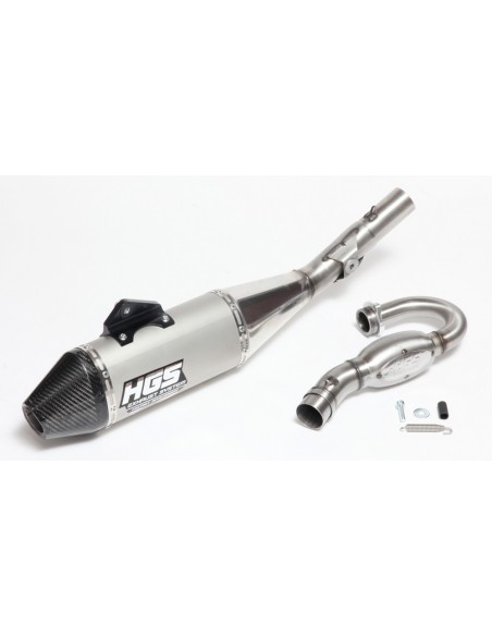 Escape completo BUD HGS Conical Yamaha YZF 450 2023-2025 Inox/Aluminio/Carbono
