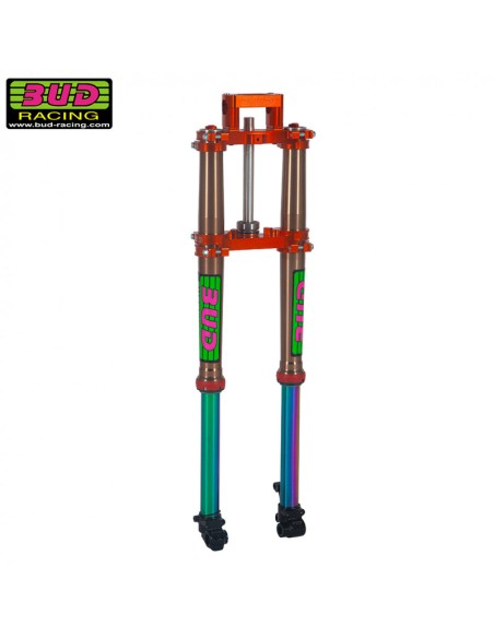 Horquilla Invertida + Tijas Completas BUD Naranja KTM SX 65 2023