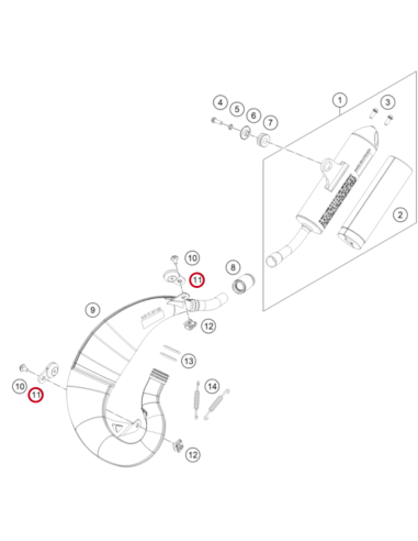 Silemblock de soporte de Escape Original...
