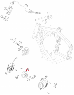 Rotor Original KTM SX 65 2024- + Husqvarna TC 65 2024- +...