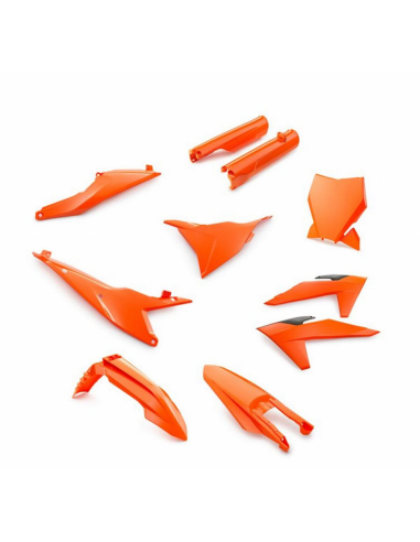 Kit Plasticos Originales en Color Naranja KTM...