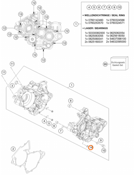 Casquillo Bendix de Arranque Original KTM/Husqvarna