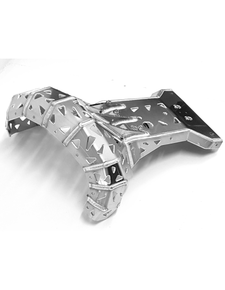 Cubrecarter/Protector Motor y Escape P-Tech Aluminio KTM EXC 250/300 2007-2016 + Husqvarna TE 250/350 2014-2016 + Husaberg TE 25