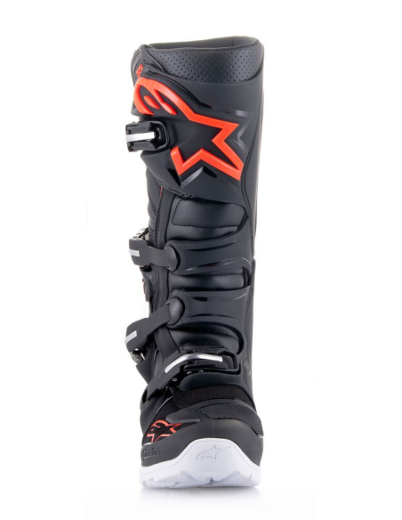 Bota Alpinestars Tech 7 Enduro Negro/Rojo Fluor
