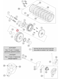 Campana de Embrague KTM 690 SMC-R 2022- + 690 Enduro R... 2