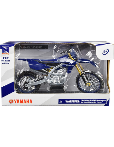 Moto miniatura NewRay Yamaha YZ 450F 2022 Azul...